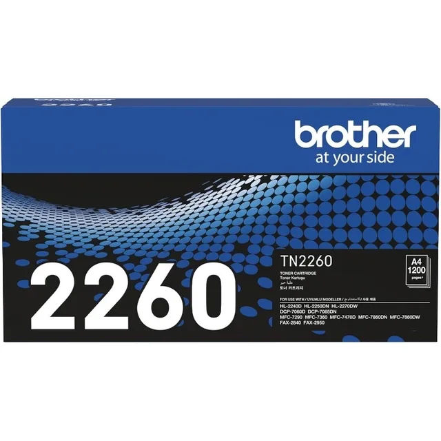 Brother TN-2260 original toner product packaging