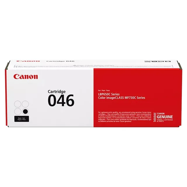 Canon Cart 046 Black original toner product packaging