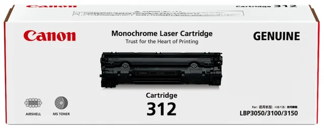 Canon Cart 312 original toner product packaging