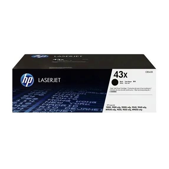 HP C8543X original toner product packaging