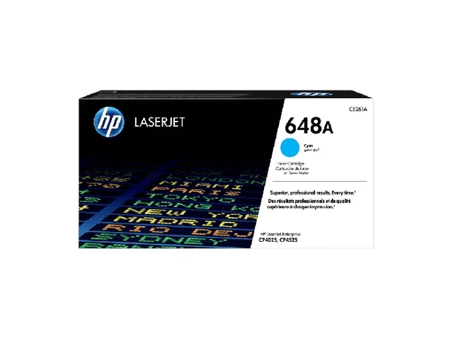 HP CE261/2/3A(CYM) original toner product packaging