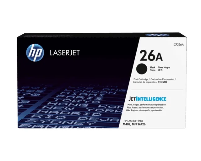 HP CF226A original toner product packaging
