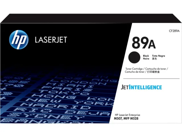 HP CF289A original toner product packaging