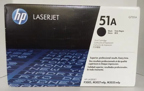 HP Q7551A original toner product packaging