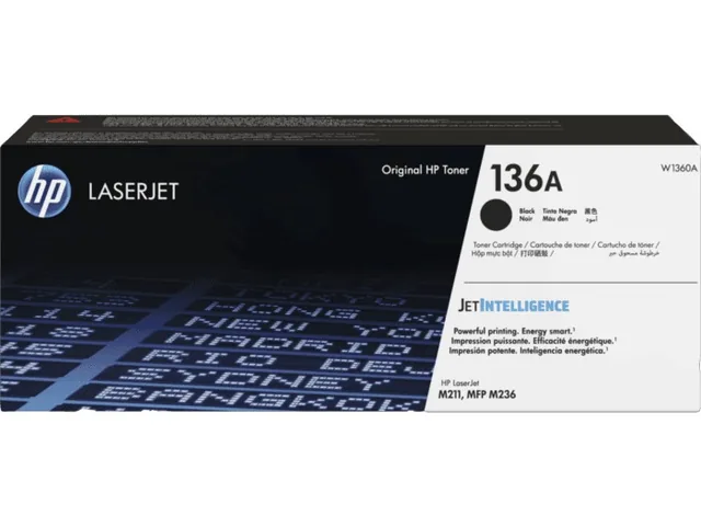 HP W1360A original toner product packaging