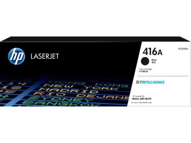 HP W2040A original toner product packaging