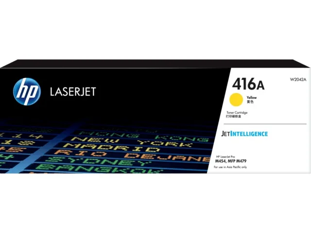 HP W2041/2/3A original toner product packaging