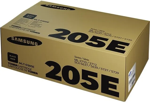 Samsung MLT205E (EOL) original toner product packaging